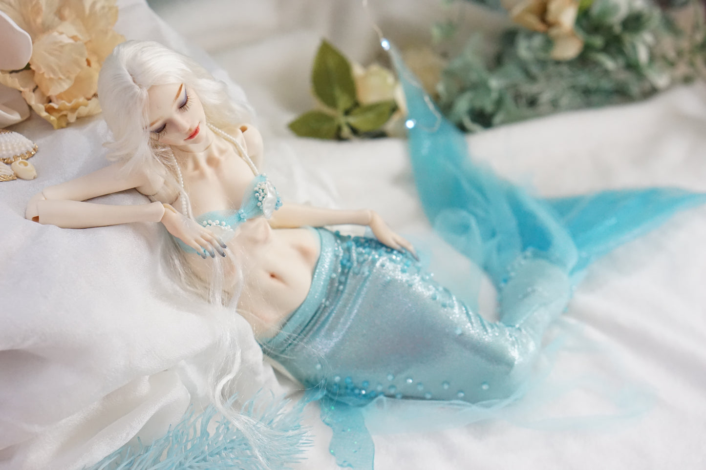 Ooak BJD - Deep Ocean Pearl Full Set