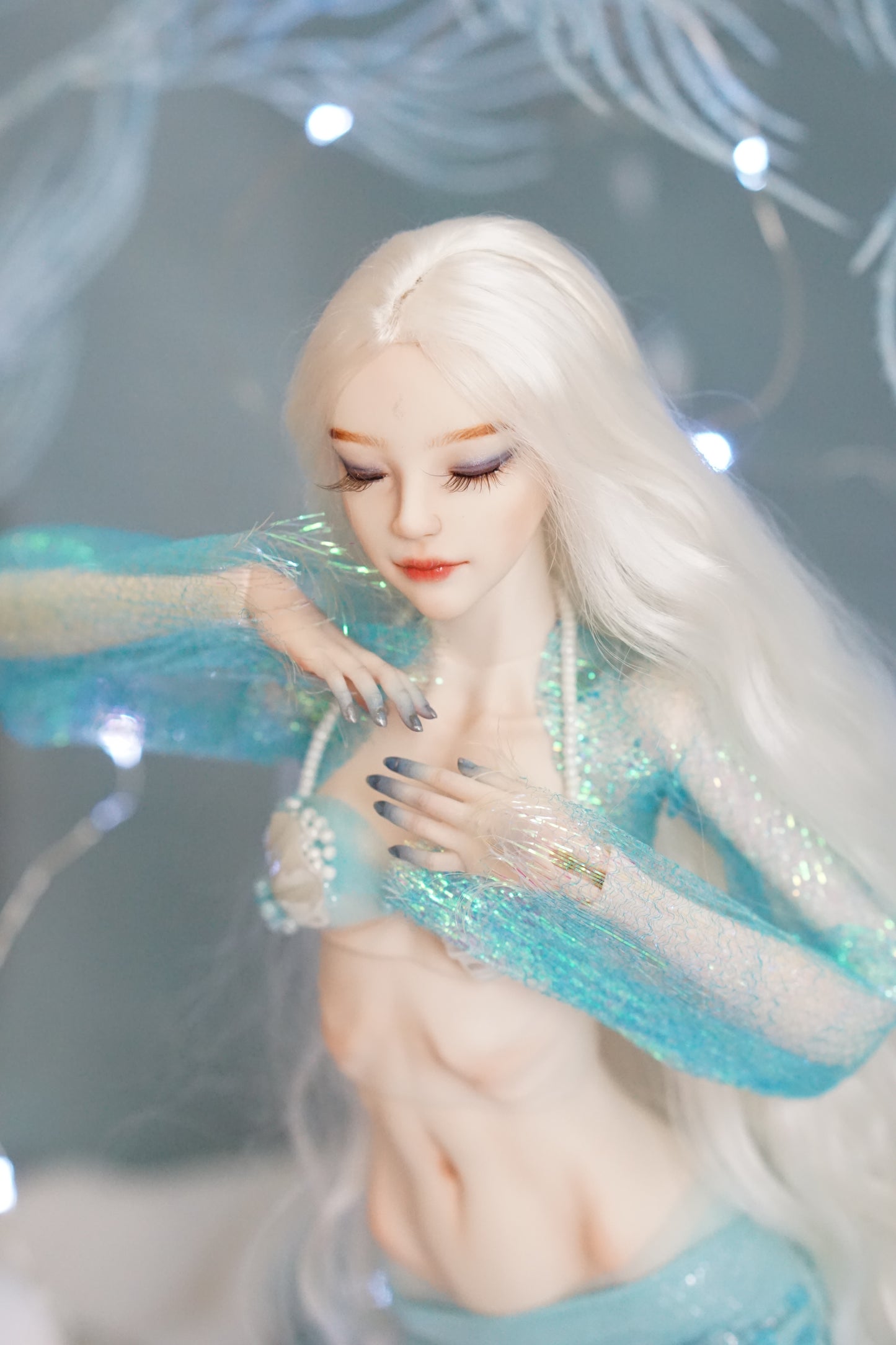 Ooak BJD - Deep Ocean Pearl Full Set