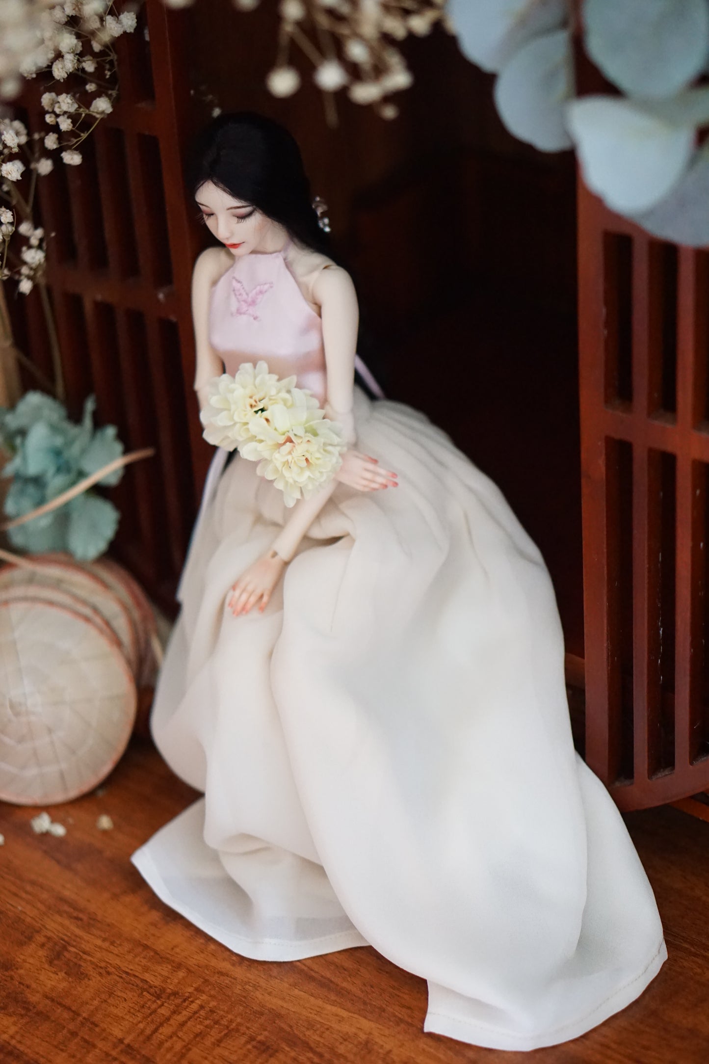 Ooak BJD - Spring Flower Full Set