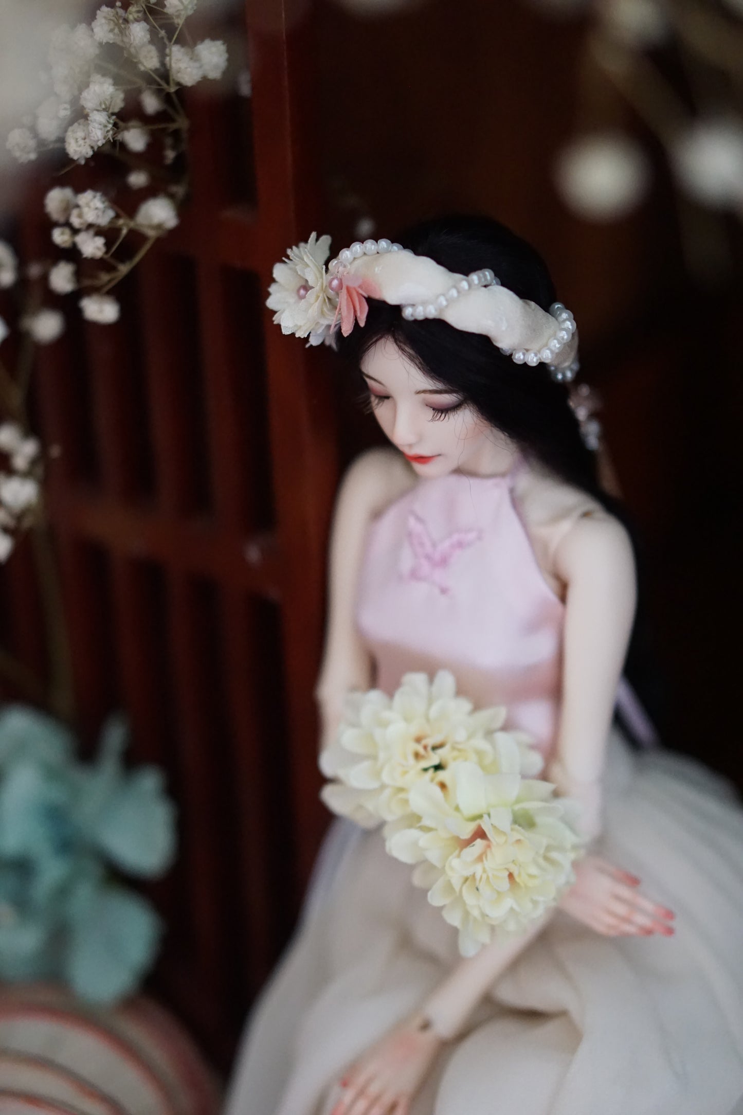 Ooak BJD - Spring Flower Full Set